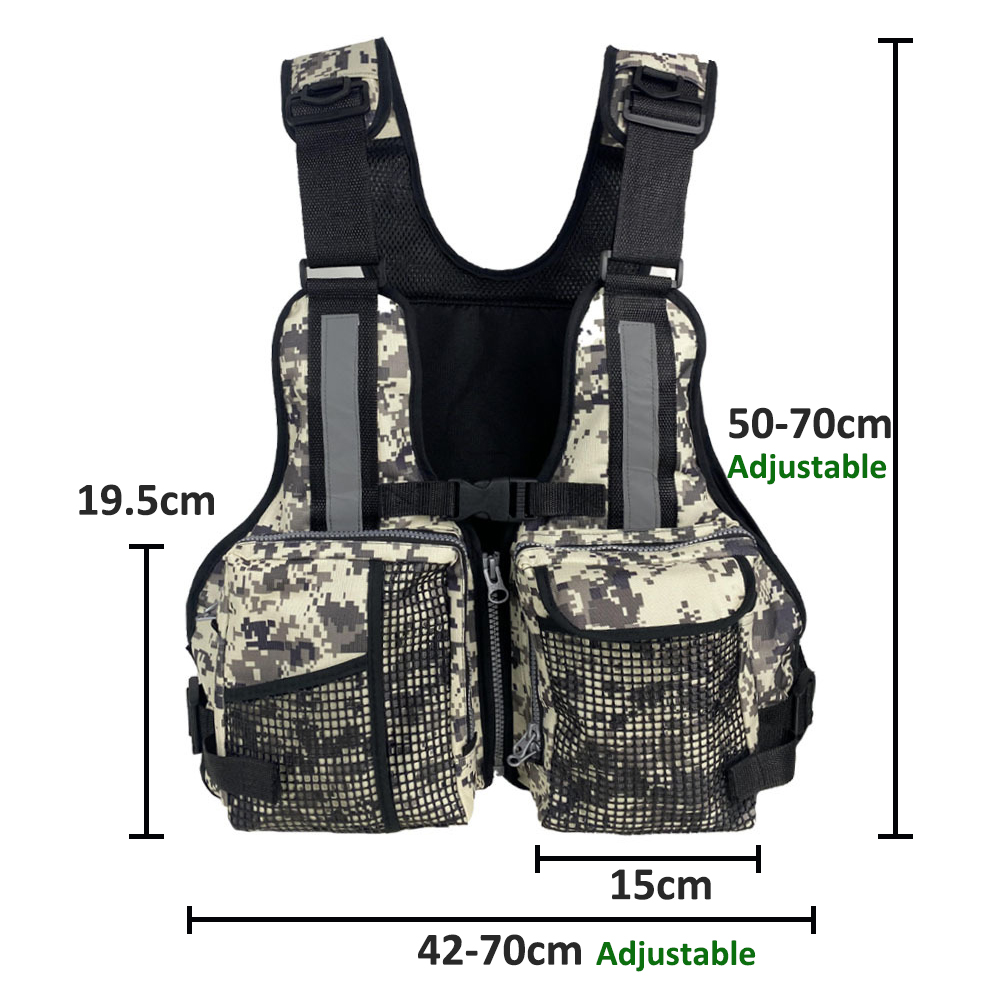 Fishing Equipment Us - Colete de Pesca para Atividades ao