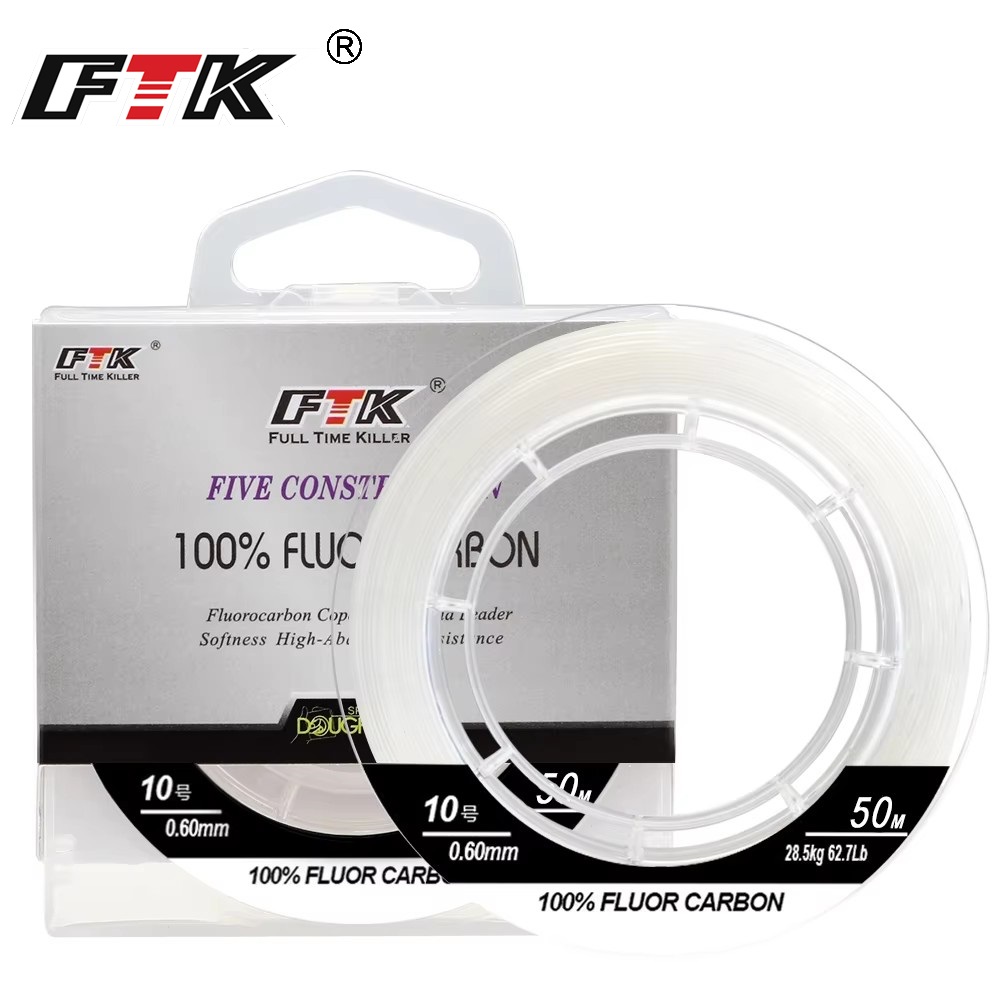 Fluorocarbon Line - 100% linha de pesca de fibra