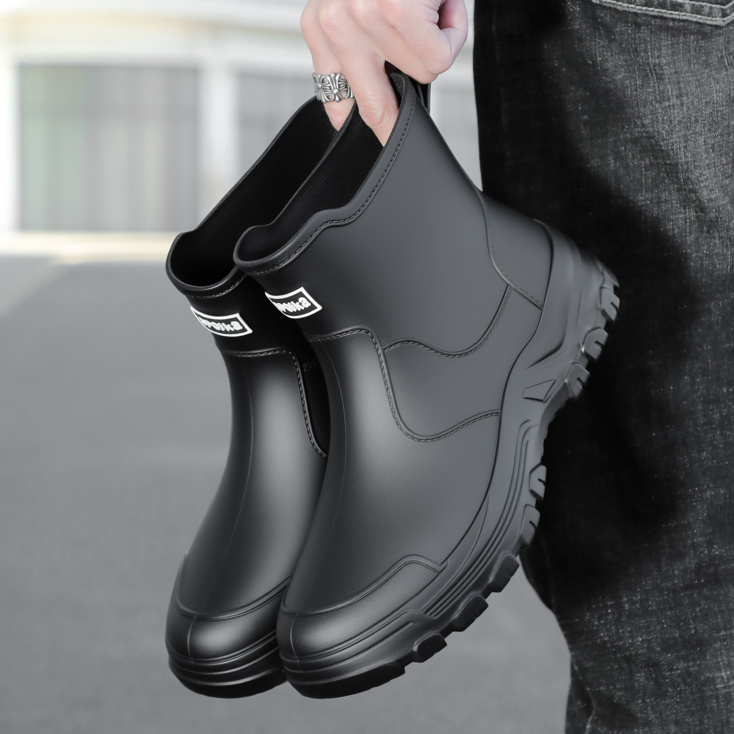 Fishing Equipment Kids - Botas de chuva masculinas de cano