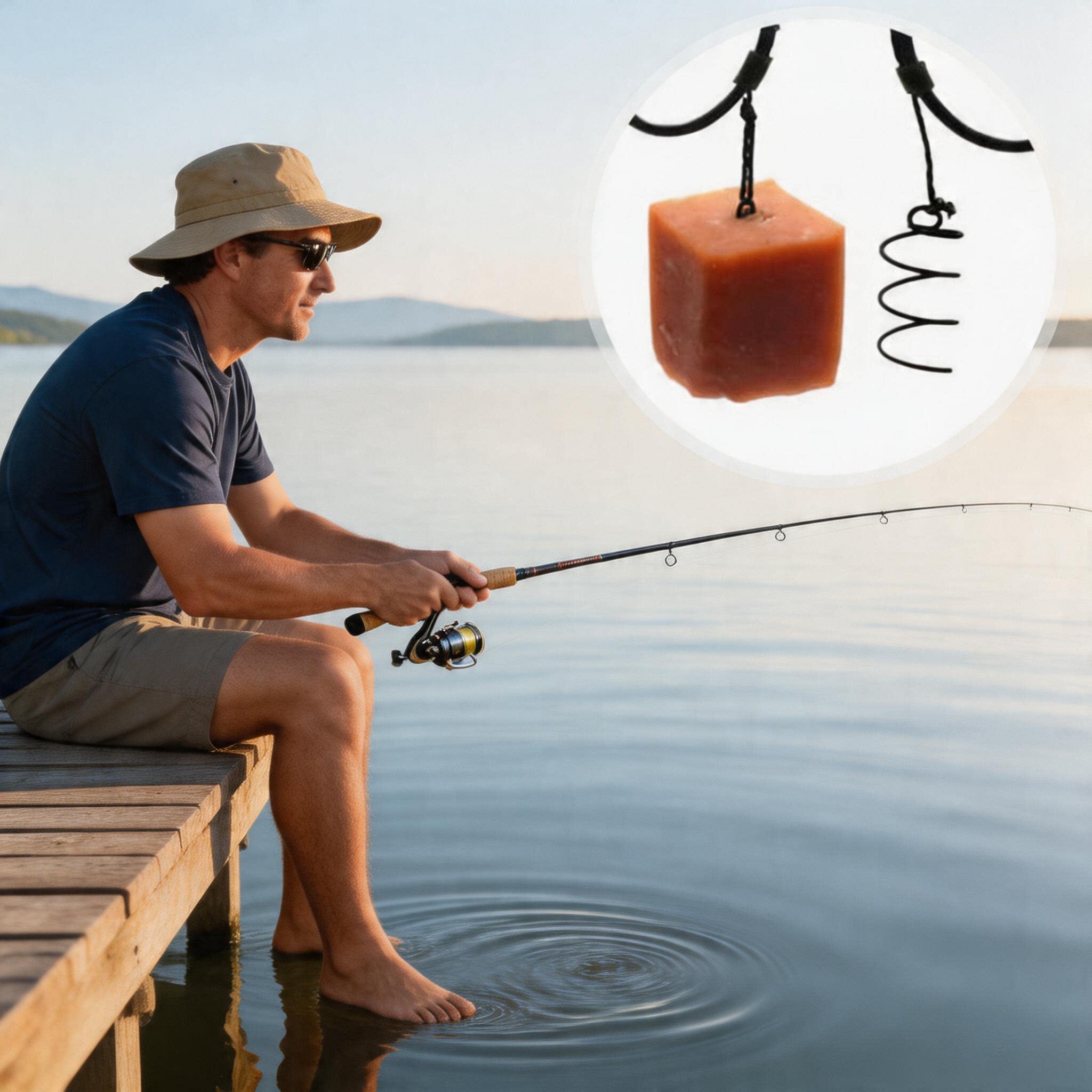 50 Peças Suportes de Isca em E - Carp Fishing Tackle avaliação e preço