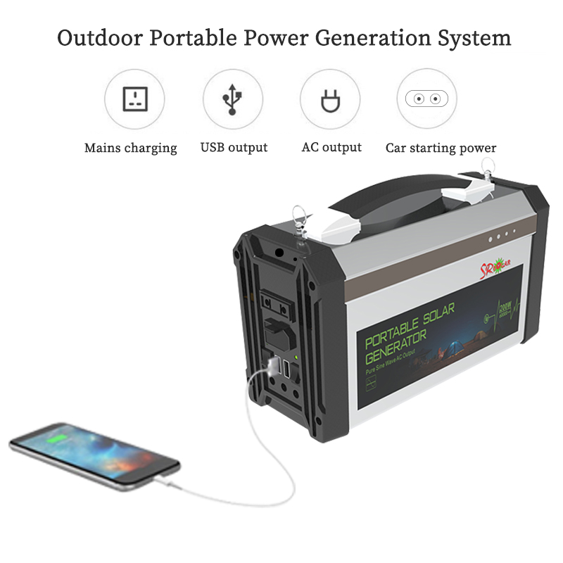 Gerador solar portátil de 300W - Fishing Equipment Us avaliação e preço